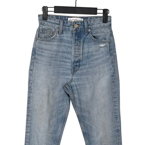 EB Unraveled Two Split Straight Leg Jean in Luca Size 23 - Picture 13 of 15